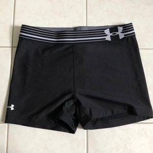 Under Amour Small Black Spandex Shorts